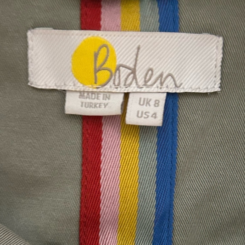 Boden Patch Pocket Chore Jacket size 4 - Picture 8 of 9